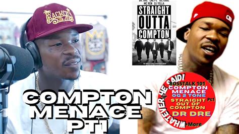 COMPTON MENACE TALKS OG 2 TONE, BIGGEST MISCONCEPTIONS AND NEW VENTURES. 04.19.2019. Another REHAB CLASSIC with #ComptonMenace aka #og2tone from the movie #StraightOuttaCompton as he checks in with the Rehab Crew to talk about how he got into acting, biggest misconceptions about him, favorite …